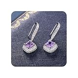 Lightning+Deals of+Today 925 Sterling Silver Drop Earrings for Women Lightning+Deals of+Today Trendy Gold Hypoallergenic Dangle Earrings Wedding Earrings Jewelry for Brides