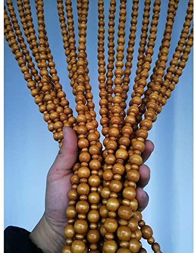Rideau de perles en bois rétro cloison de chambre 29 rangs