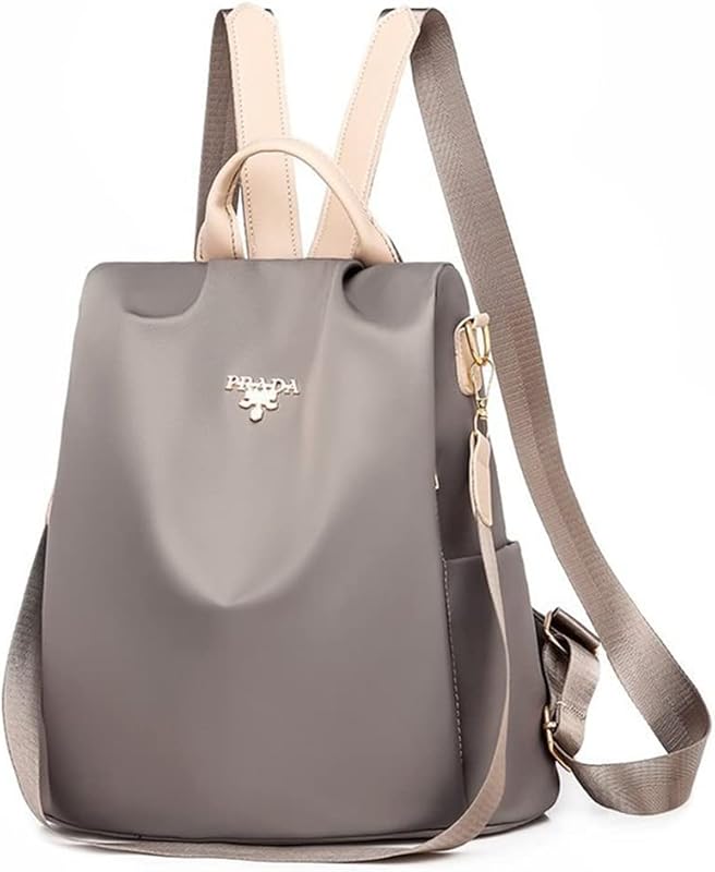 Mochila feminina multifuncional de nylon de grande capacidade estilo campus cor sólida all-match XCXL-121 em oferta na Shopee Mochila feminina multifuncional de nylon de grande capacidade estilo campus cor sólida all-match XCXL-121 em oferta na Shopee