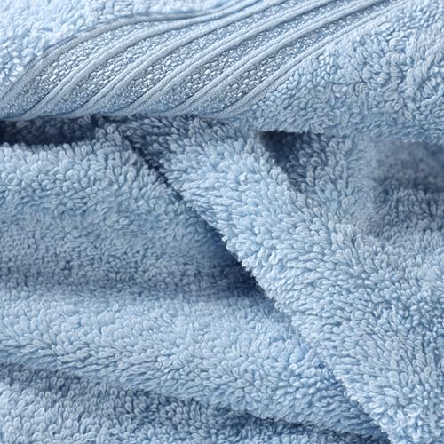 Toallas faciales de algodón egipcio Superior Heritage básicos de lujo absorbentes pack de 10 7