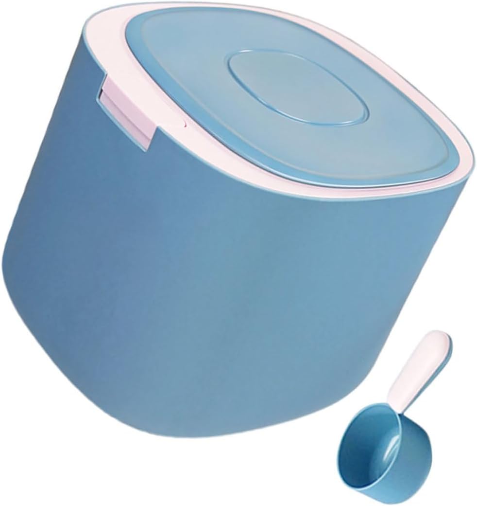 11l Sealed Pet Food Bucket Moisture-proof Cat and Dog Food Storage Container Fog Matte Butterfly Wing Design for Large Capacity