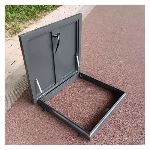 Escotilla de acceso al techo de acero galvanizado con varillas neumáticas para edificios 2