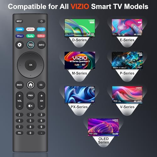 Image of 2 Pack for VIZIO Smart TV Remote Replacement XRT140 XRT136 XRT260 XRT270