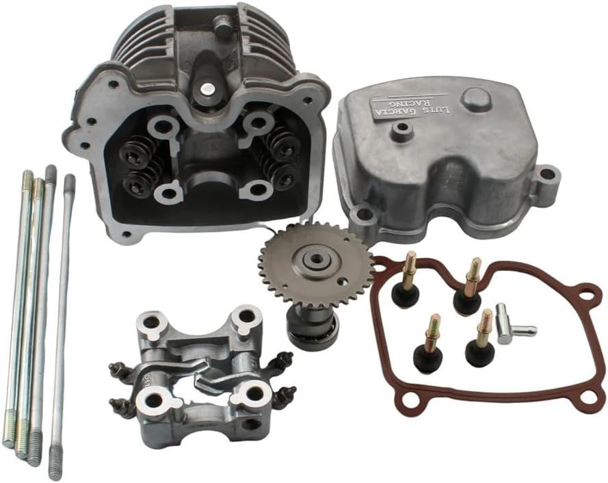 Replace Scooter 4 Racing Performance Cylinder Head Kit & Camshaft & Rocker Arm For GY6 125cc 150cc 152QMI 157QMJ 4V
