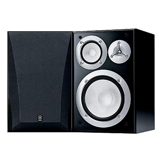 YAMAHA NS-6490 3-Way Bookshelf Speakers Finish (Pair) Black