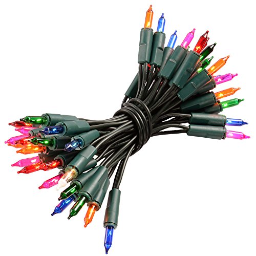 WeRChristmas Fairy Lights String Christmas Tree Decoration, 5 m - 40-Piece, Multi-Colour