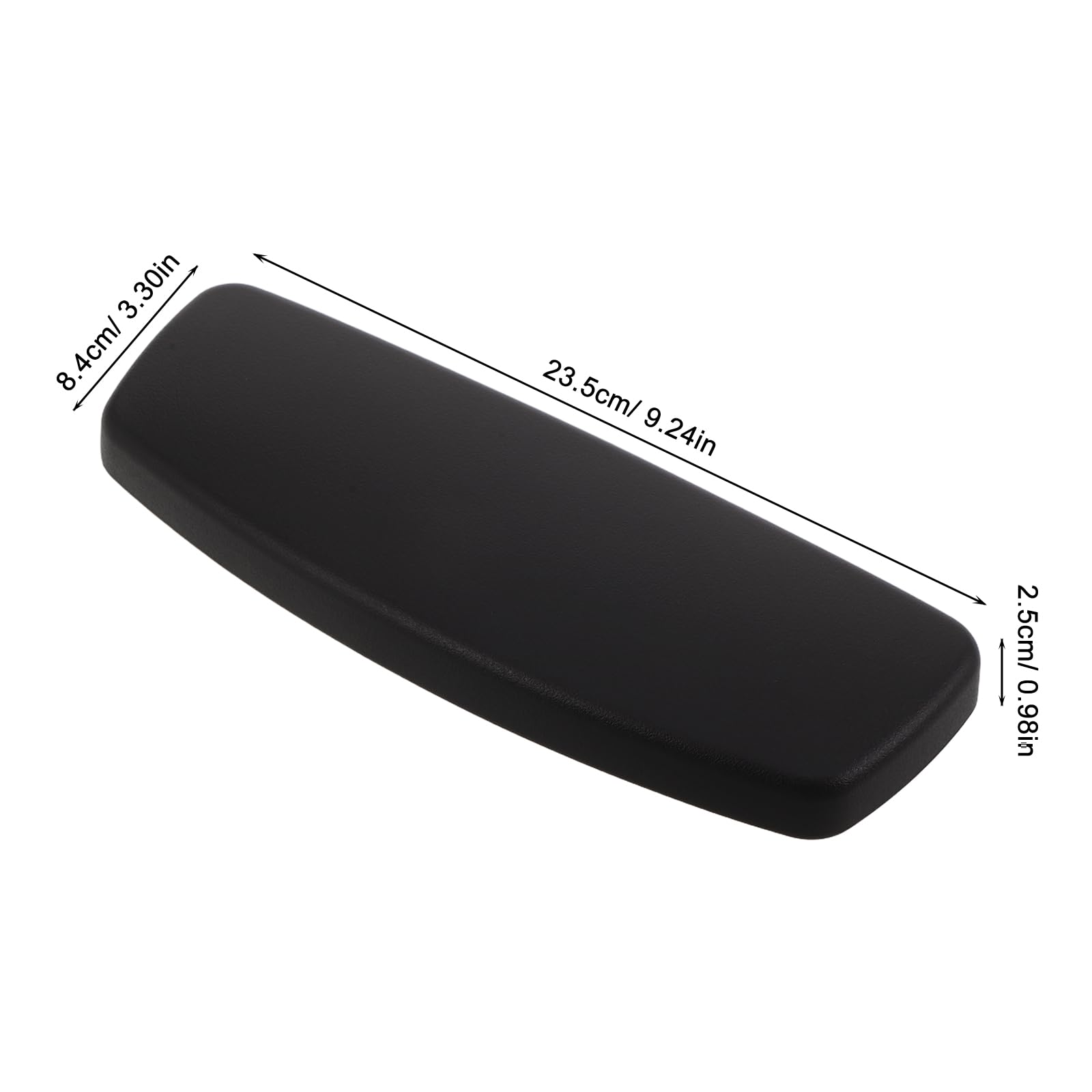 TOYANDONA Braccioli Regolabili in Pelle Pu e Plastica 2 Pezzi Design Ergonomico Supporto Comfort Migliorato per Sedia Ufficio e Gaming per Uso Quotidiano e Lavoro