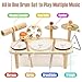 Kids Drum Set - Montessori Toys for 2 Year Old Boy Girl Birthday Gifts, 11 in 1 Wooden Musical Instruments for Toddlers 2-3, Musical Activity Table Preschool Learning Toys for Baby 18+ Months