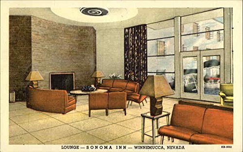 Sonoma Inn - Lounge Winnemucca, Nevada NV Original Antique Postcard