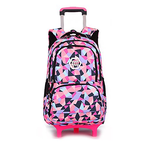 Zaino Trolley Per Bambina HTgroce - Set 3 Pezzi Con Borsa Pranzo E Astuccio, Tema Gatti - Foto 6