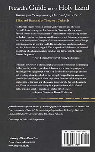Petrarch’s Guide To The Holy Land: Itinerary To The Sepulcher Of Our Lord Jesus Christ #TOP1
