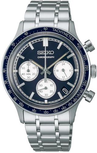 Seiko Montre analogique pour Homme avec Bracelet en Acier Inoxydable SSB477P1