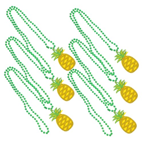 WHAMVOX 6pcs Party Necklace Decorations Party Decorations Tropical Birthday Decorations Centerpiece Decoration Necklace Plastic