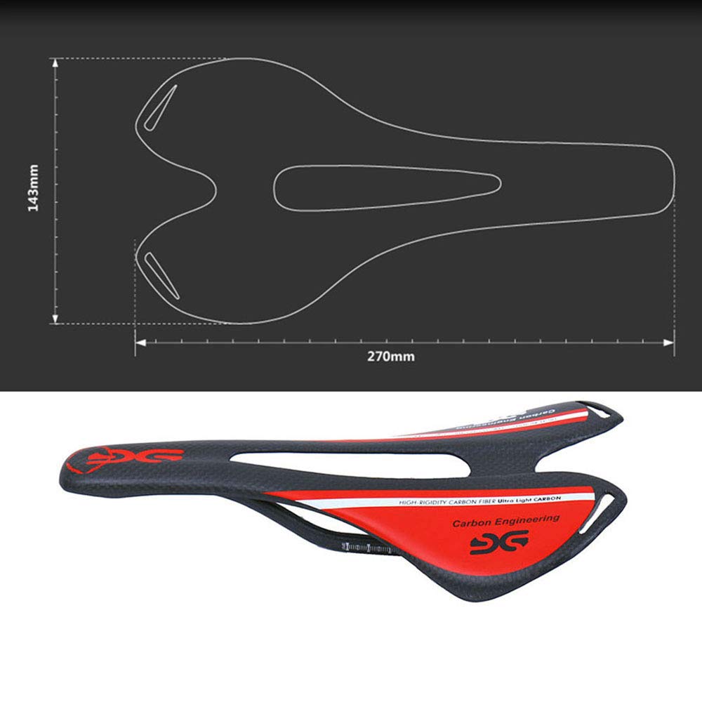 ESEN SP VTT/vélo de Route en Fibre de Carbone Ultra-légère Selle Creuse Matte/Brillante 3k