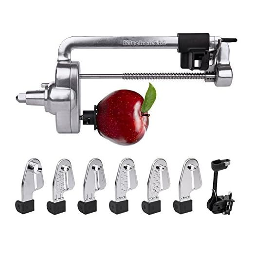 Soporte Spiralizer de Whirlpool para cabezales mezcladores de Kitchenaid, 7 Blades