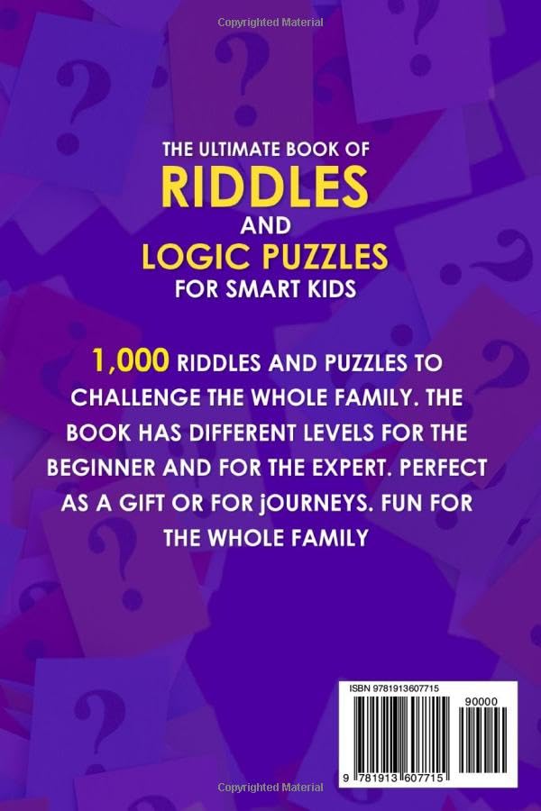 The Ultimate Book of Riddles and Logic Puzzles for Smart Kids: 1,000 Brain Teasers for the Whole Family (Thinking Books for Kids) - Image 2