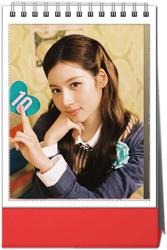 トゥワイス FOR 韓国Twice カレンダー グッズ サナ 2026卓上 【非公式】2026年度 写真集カレンダー 新年ラスメート ギフト クリスマス お正月 誕生日プレゼント 応援 贈り物 【並行輸入品】 (D)