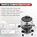 PEYU 512347 Rear Wheel Bearing and Hub Assembly Replacement Suspension Kit Compatible with Mazda 3 2004-2013,for Mazda 3 Sport 2009-2013,for Mazda 5 2006-2010,2012-2017