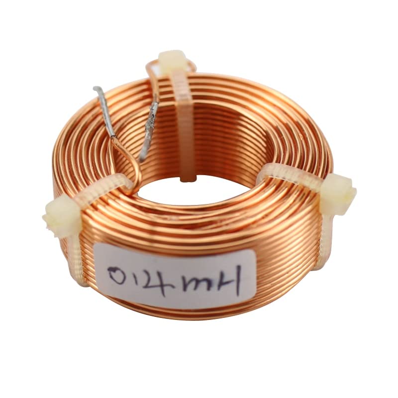 0.8mm altoparlante crossover induttanza in rame bobina di rame ossigeno induttore libero di rame HiFi. Accessori audio 0.2mh 0.8mh 1,2 mh 1pcs (Color : 0.4mH)