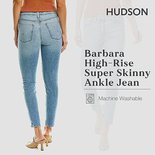 HUDSON Women's Barbara High Rise, Super Skinny Jean3