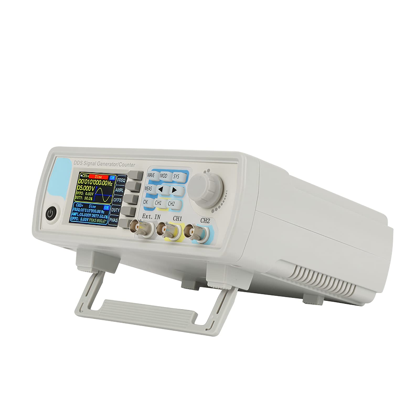 Generatore di Segnale, Generatore di Funzione Jds6600 Dds a Frequenza Sinusoidale ad Alta Precisione Controllo Strumentazione Digitale Ac100-240v (Reg. USA 60 Hz) (15 Hz)