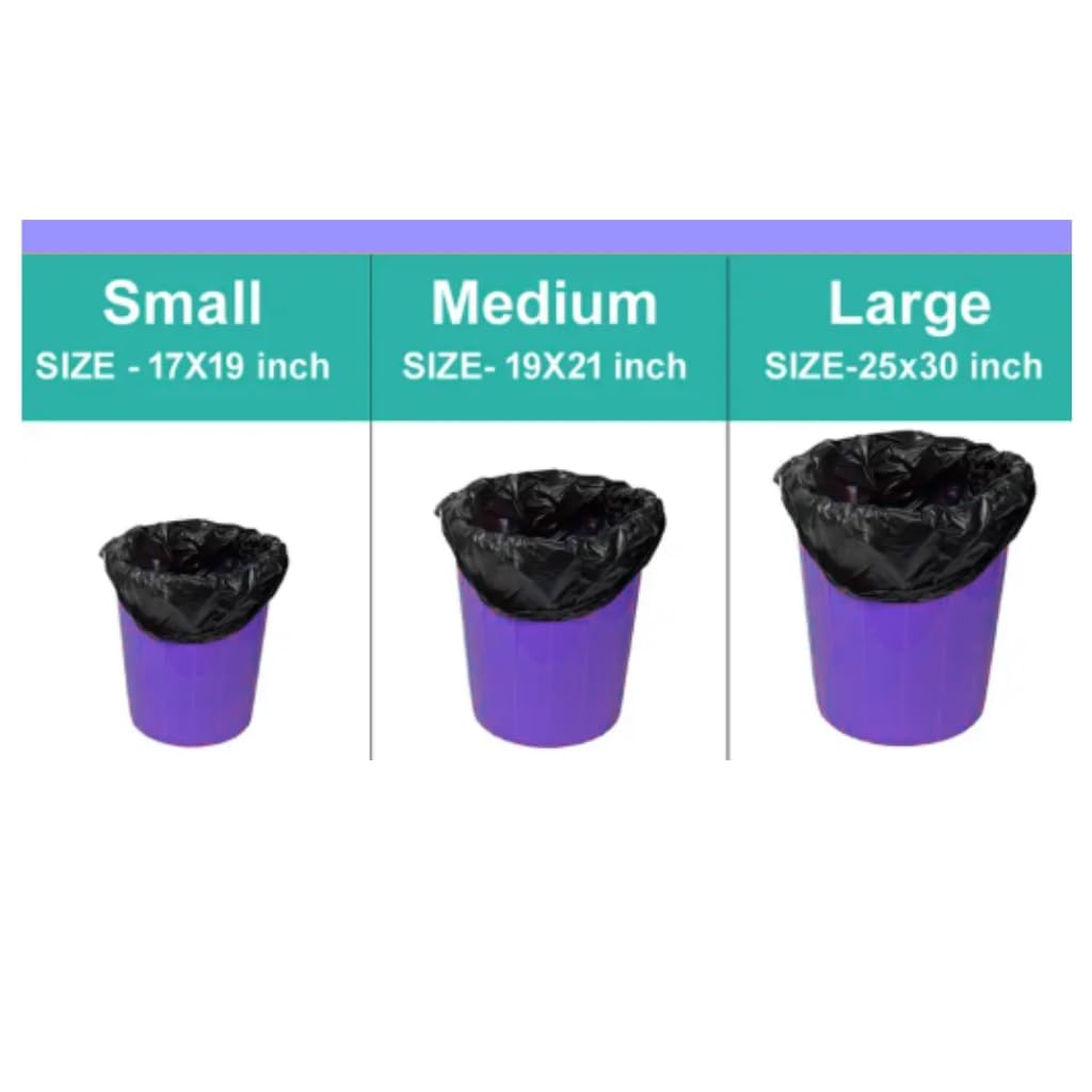 Black Garbage Bags - Leak Proof & Durable -2