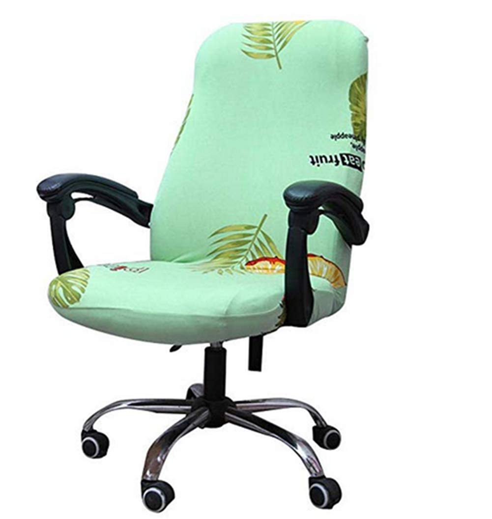 Zerci Swivel Chair Covers, Computer Chair Covers, Split Protective, Cotton Stretchable Cloth, Removable, Universal Chair Covers For Office Rotating Chair Swivel Computer Chair Armrest Task Chair (02)