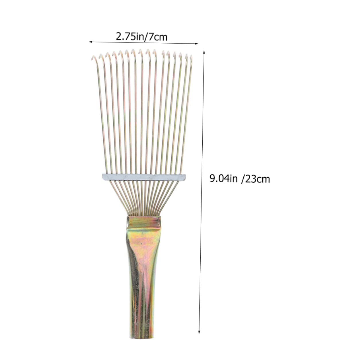 VICASKY Horse Grooming Rake Durable Metal Brush for Cattle Livestock Lightweight Design with Comfortable Grip for Horse Hair Cleaning and Grooming Needs