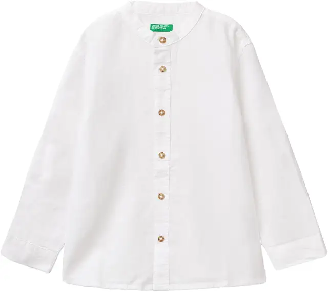 Camisa para Niños con Cuello Mao - Ropa Infantil Elegante