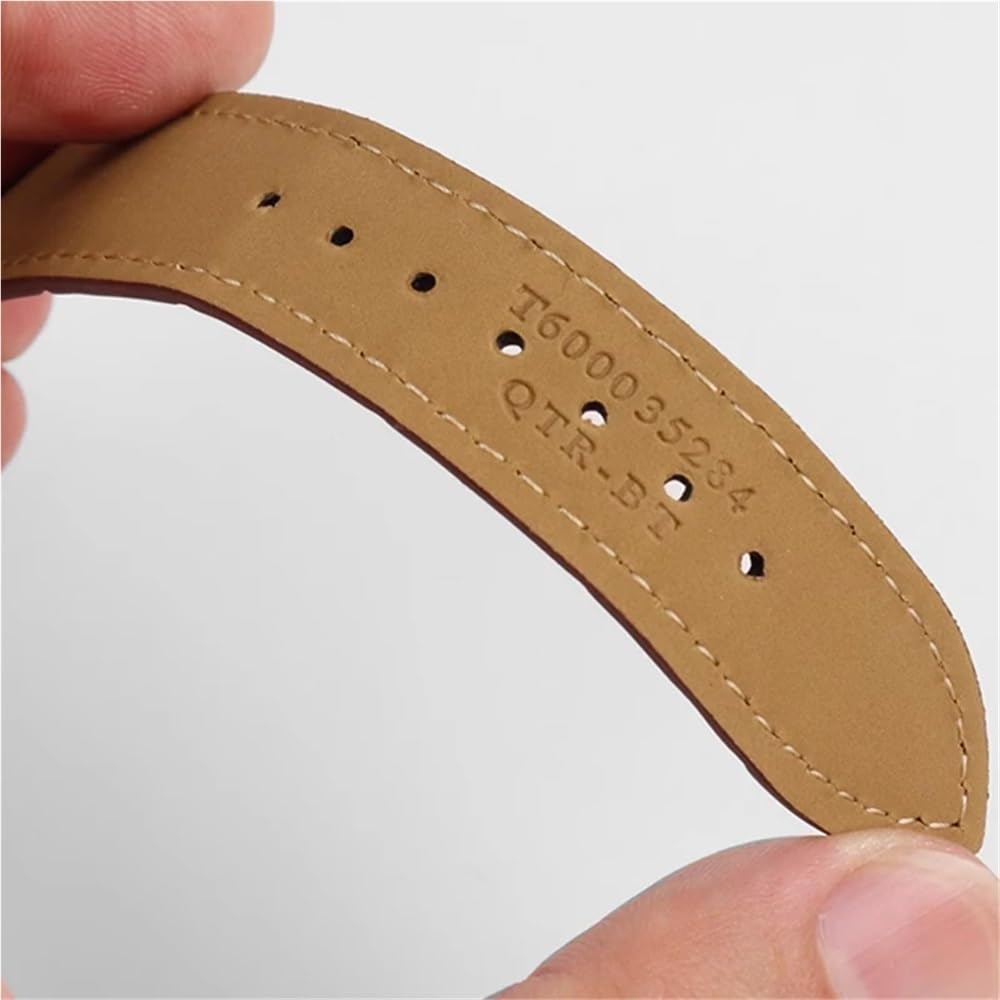 24x14mm konvexes Ende echtes Leder -Uhrband für T60 -Gurt