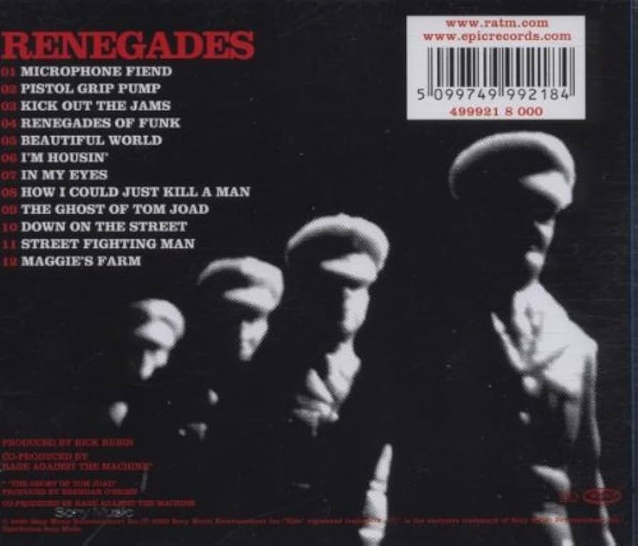 【未開封品】RAGE AGAINST THE MACHINE/Renegades Amazon.co.jp: 【輸入盤】Renegades: ミュージック