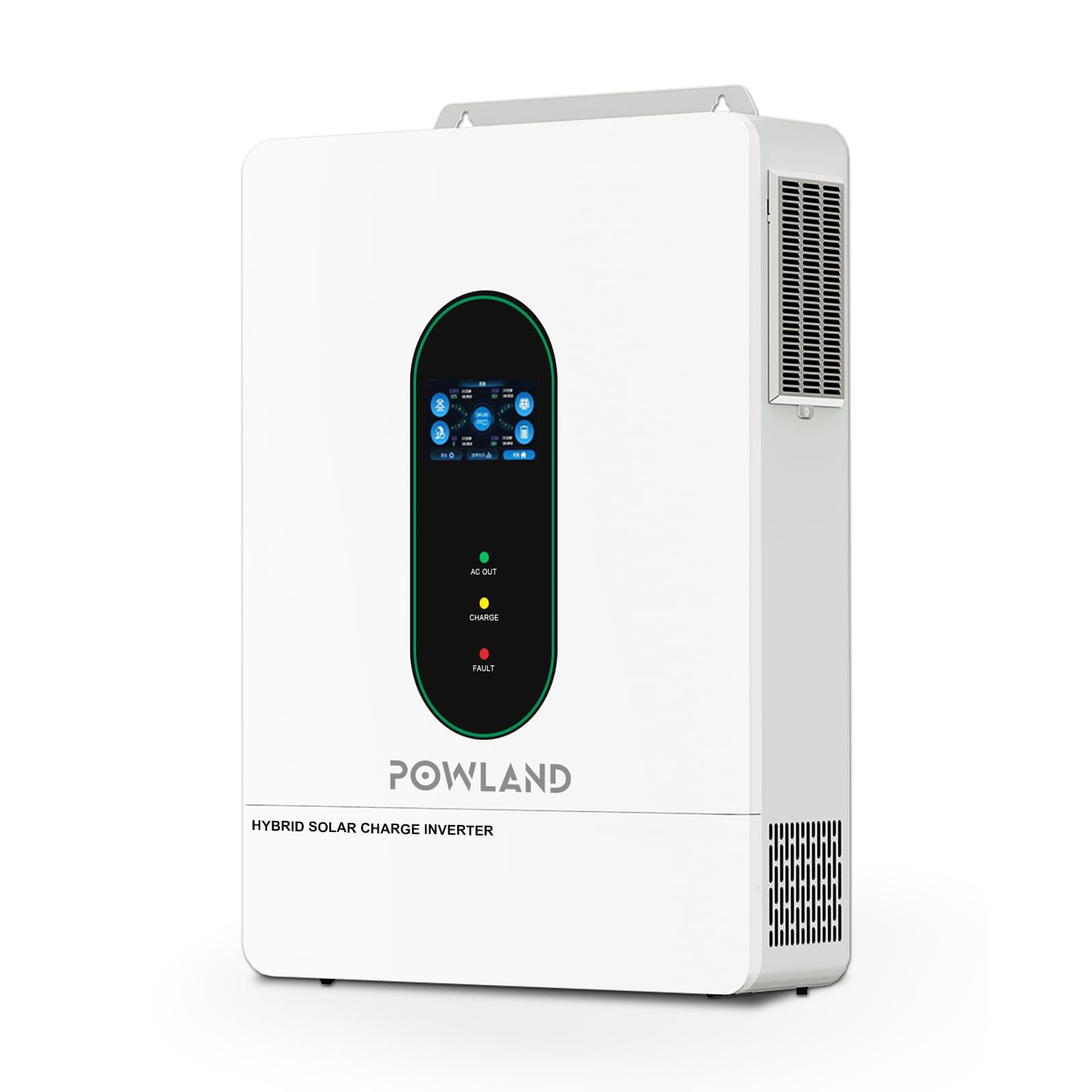Snapklik.com : POWLAND 12000W Grid-Tied Solar Hybrid Inverter 48V DC To ...