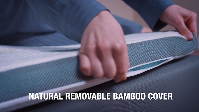 Innocent Gel Foam Bamboo Topper, 180 x 200 cm, 3D Air Flow, Viscoelastic  Mattress Topper, 5 cm Height, Memory Foam Mattress Protector for Mattresses  and Box Spring Bed, Combats Back Pain :