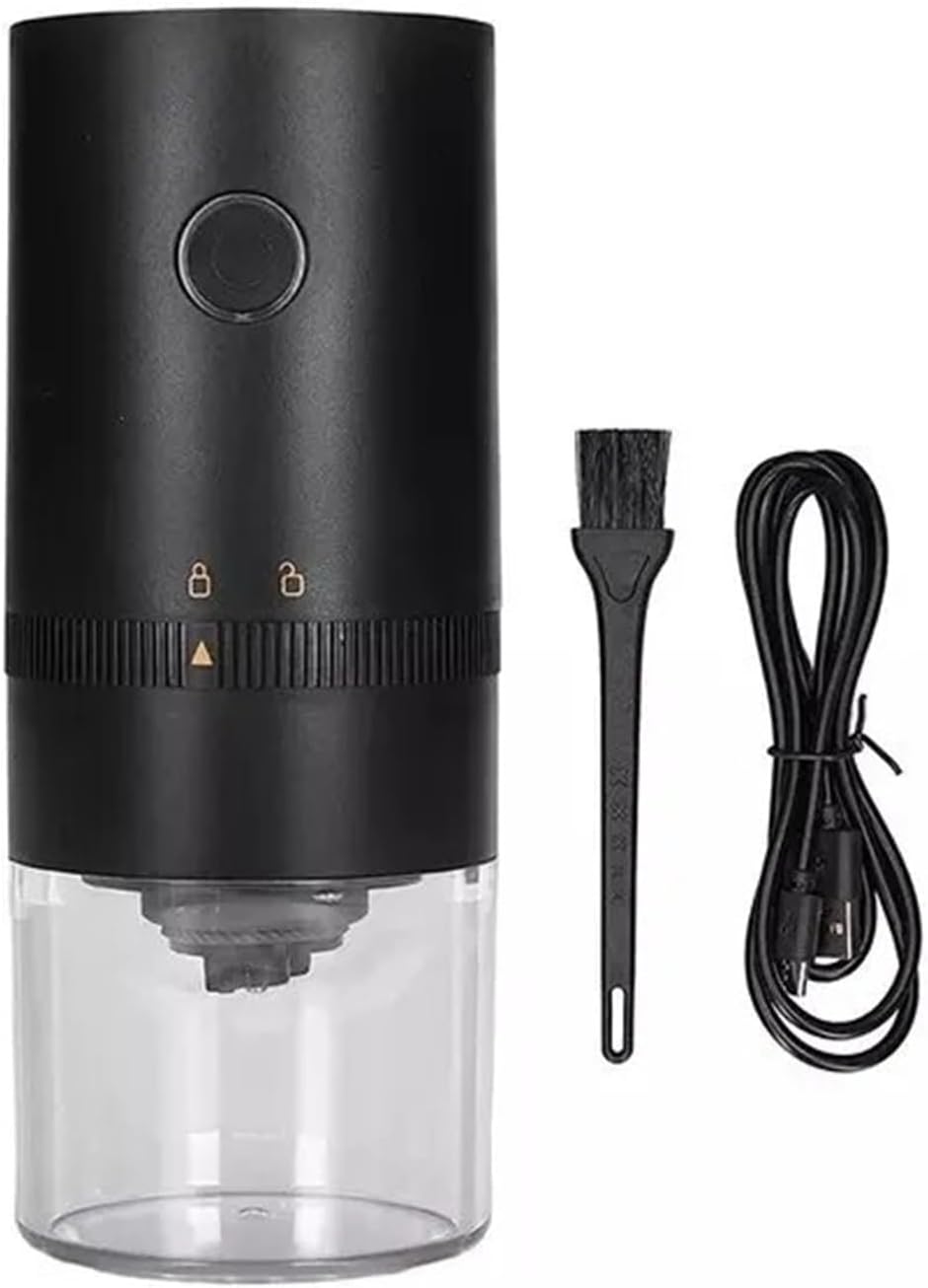 ポータブル コーヒーメーカー、 電動コーヒーグラインダー 自動豆ミル ポータブルエスプレッソマシンメーカー カフェ 自宅 旅行用 U