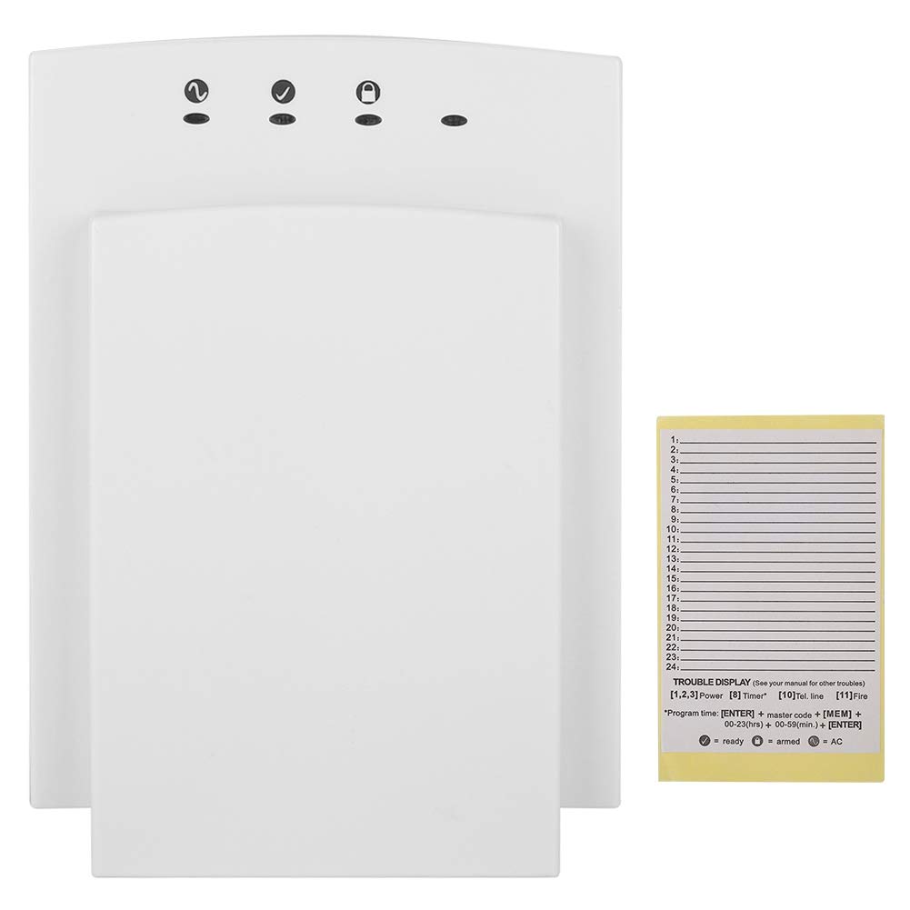 Teclado de control de alarma antirrobo de seguridad para el hogar con un solo botón y brillo: crea tu espacio sin esfuerzo