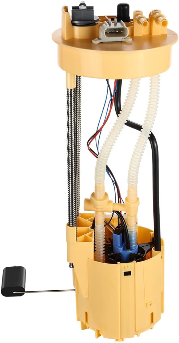 Auto Dynasty [34 or 35 Gallon Tank] E7187M Electric Fuel Pump Assembly Module Compatible with Dodge Ram 2500 3500 5.9L Turbo Diesel 1999-2004, 12V, Yellow