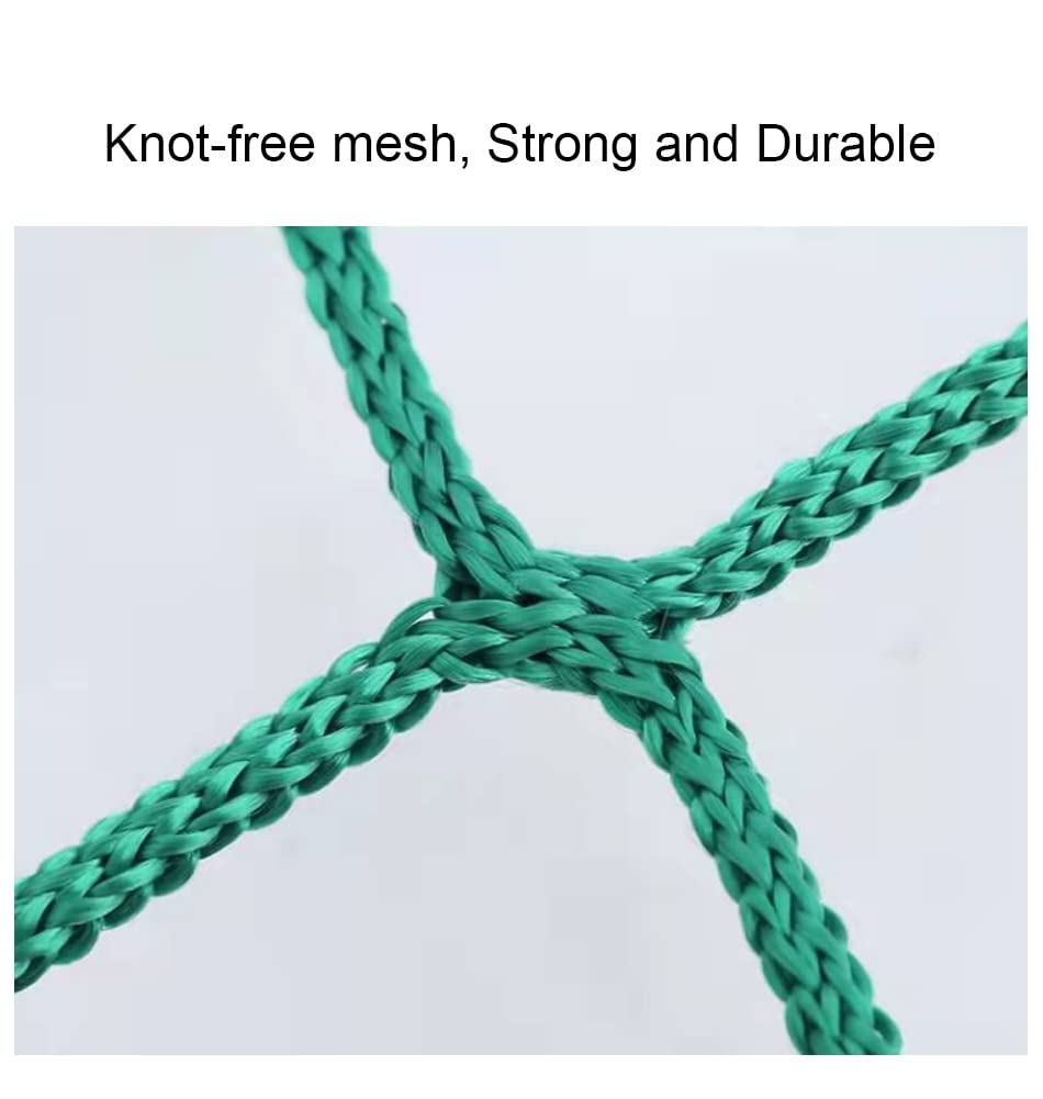 Rete da arrampicata da giardino con clip, supporto per piante per verdure, rete da giardino 1 x 6 m, ideale per ringhiere e recinzioni, rete resistente da 5 mm per piante rampicanti