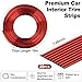 Red Car Accessories - 20PCS Air Conditioner Decoration Strip and 33Ft Car Interior Trim with Installing Tool DIY Flexible Car Accessories Interior Suitable for Most Vehicles