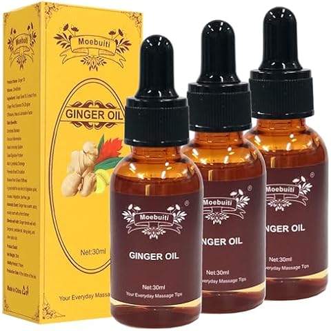 Moebuiti Ginger Oil for Massage and Aromatherapy Cover
