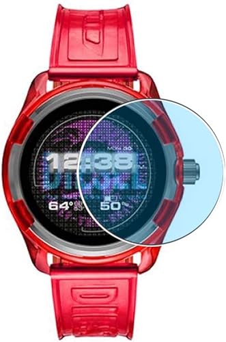 Paquete de 3 protectores de pantalla anti luz azul, compatibles con Disel On Fadelite de 1.693 in Smartwatch Hybrid Watch TPU Guard (no protectores