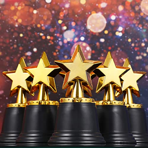 Ipetboom 6Pcs Troféu Estrela Troféus Troféus Prêmios E Troféus Mini Troféus Minúsculos Troféus Prêmi