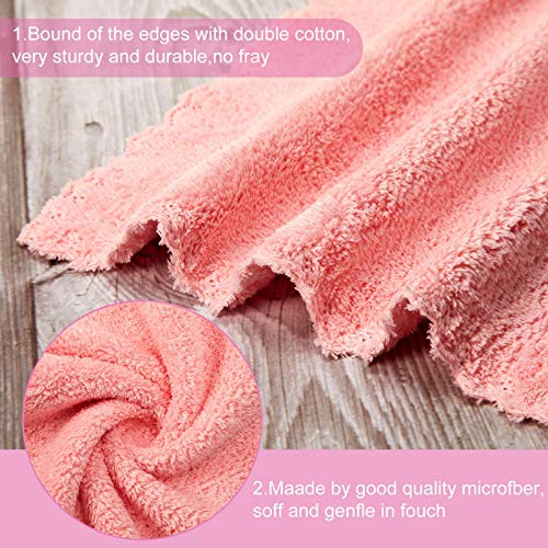 EXCEART 8Pcs Face Wash Pano Removedor De Maquiagem De Microfibra Toalhas Absorventes Panos Reutilizá