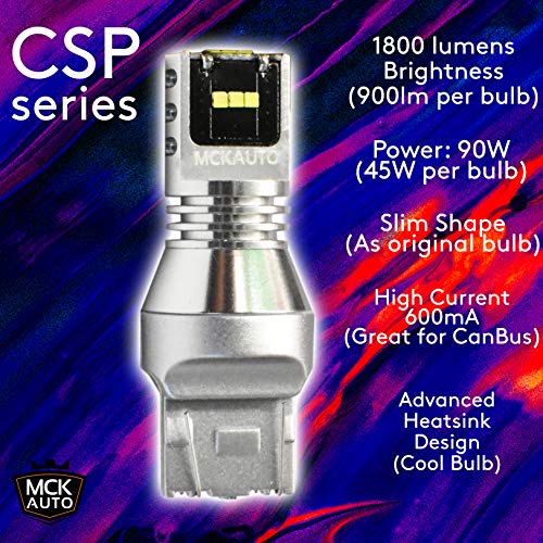 Bombillas T20 7440 W21W LED anti error CanBus para solucionar fallos de bombilla en el cuadro 2