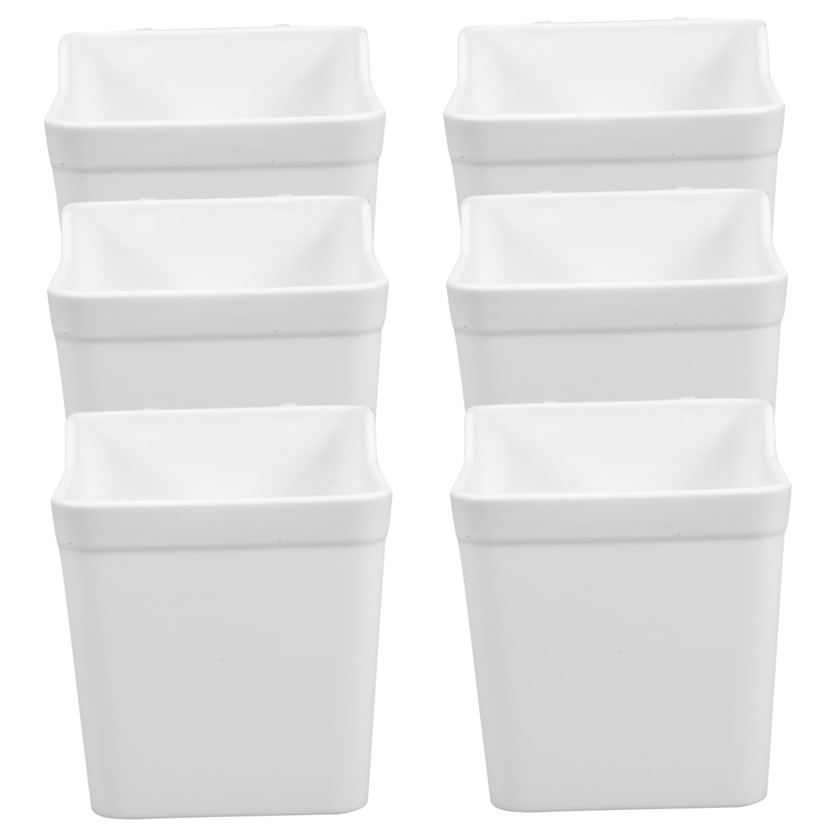 Rangement panneau perforé crochets ABS blanc pour divers objets