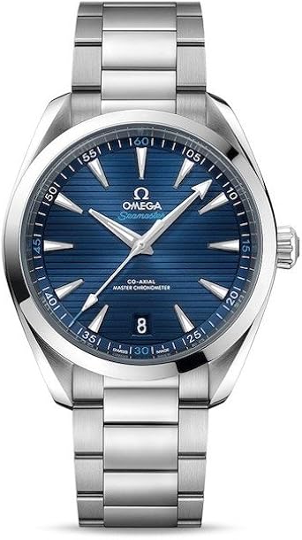 Omega Seamaster Aqua Terra 41 millimetri quadrante blu uomo orologio  220.10.41.21.03.001 : Amazon.it: Orologi