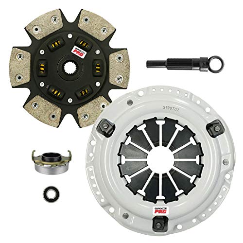 ClutchMaxPRO Performance Stage 3 Clutch Kit Compatible with 1993-1995 Honda Civic Del Sol 1992-2005 Honda Civic 1.5L 1.6L 1.7L D15 D16 D17 (CP08022HDC-ST3)
