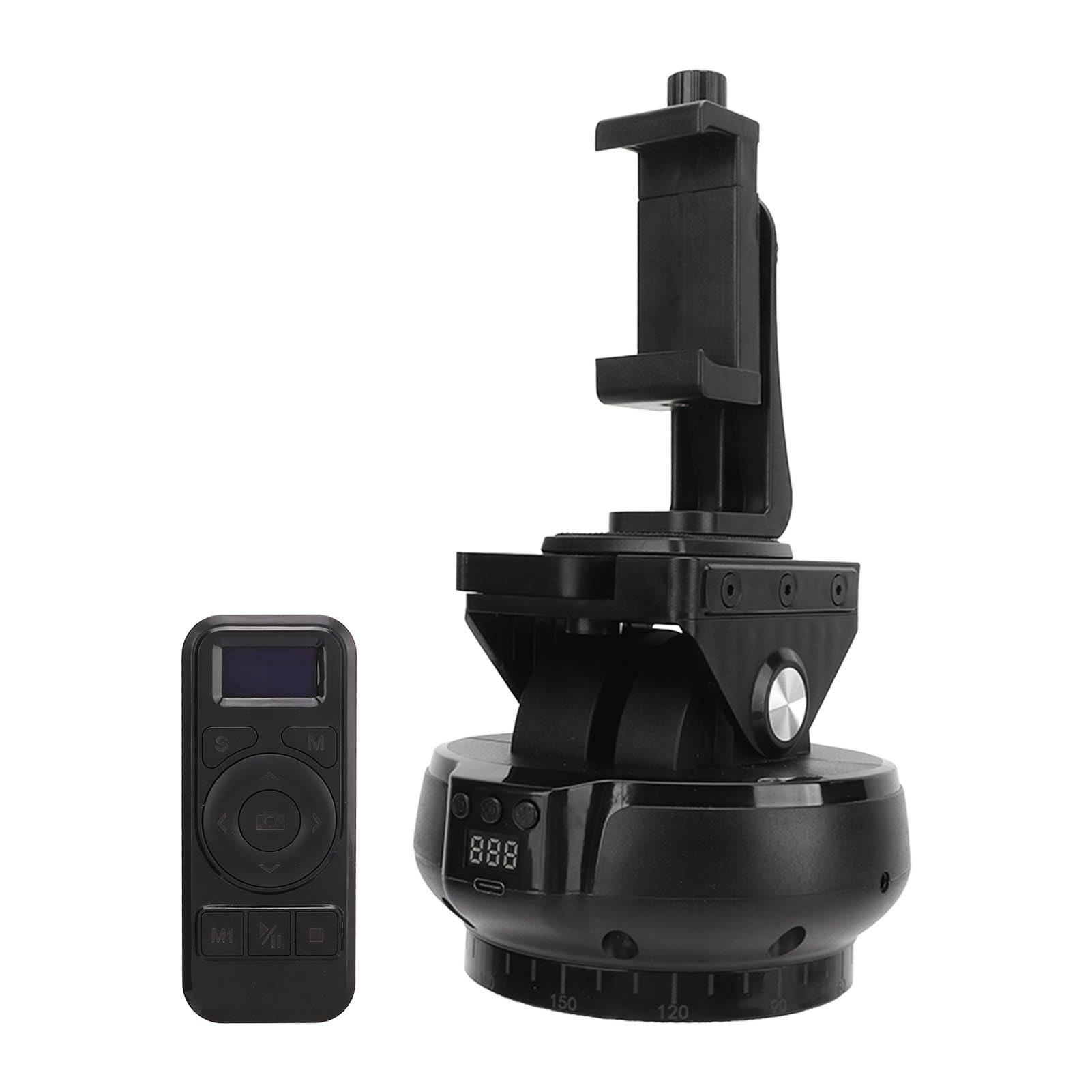 XUMIUZIY Testa Motorizzata Pan Tilt per Fotocamera e Telefono con