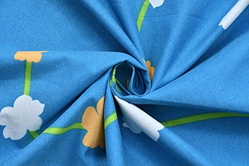 Image of Castiqa Elastic Fitted Supersoft Premium Brushed Cotton 200TC King Size Bedsheets with 2 Pillow Covers (Fits Upto Mattress of 10 Inches) (King (72x78), Blue Orchid)