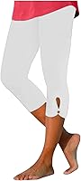 Vista 205 de Pantalones capri para mujer, estilo casual, de verano, elásticos, de cintura alta, pantalones de yoga, ajuste atlético, pantalones deportivos
