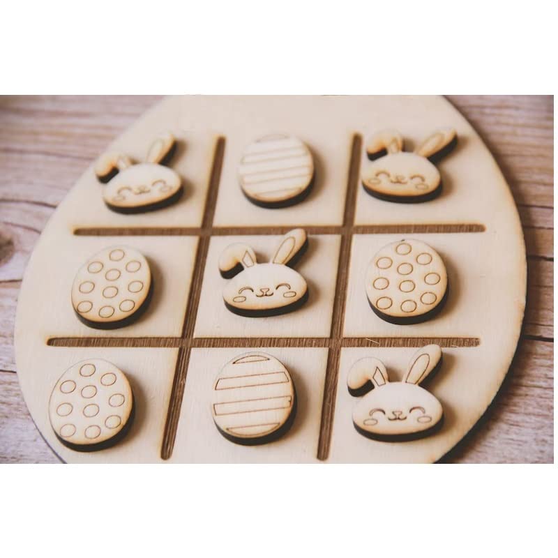 AZJAKE Easter Wooden Toys, Easter Children's Game Board, Children's Puzzle Interactive Game Board, Fine Motor Skill… - Image 6